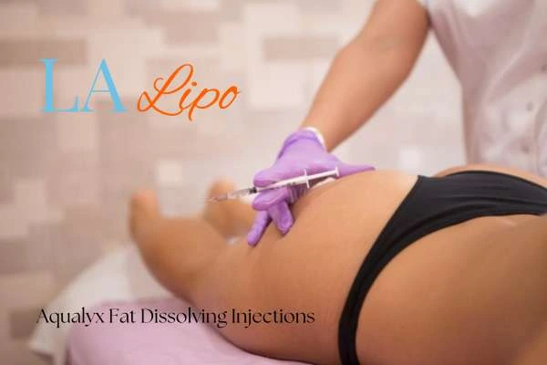 Woman having fat dissolving injections Leigh-on-Sea on thighs