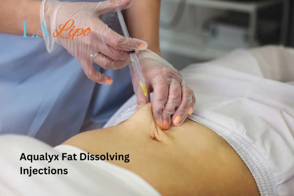 woman having fat dissolving injections Leigh-on-Sea in the stomach