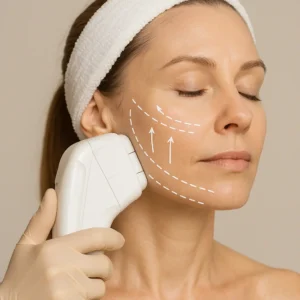 Woman having HI-FU to reduce wrinkles call LA LIPO Leigh-on-Sea Now!