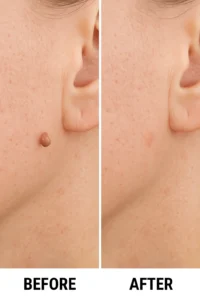 Skin tags removal Leigh-on-Sea before and after