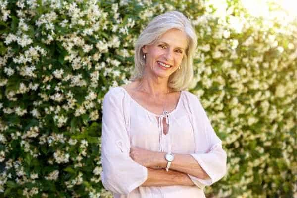 Older woman happy with urinary incontinence treatment Leigh-on-Sea